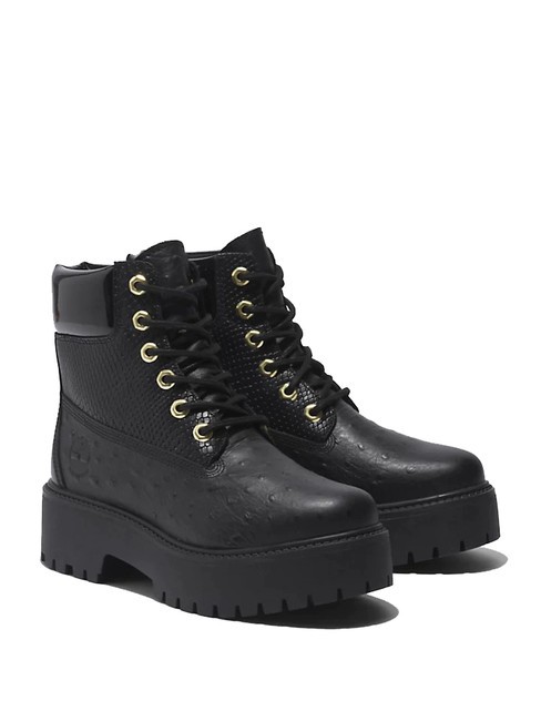 TIMBERLAND STONE STREET Botines impermeables Jetblack - Zapatos Mujer