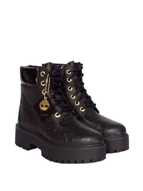 TIMBERLAND STONE STREET Botines impermeables Jetblack - Zapatos Mujer