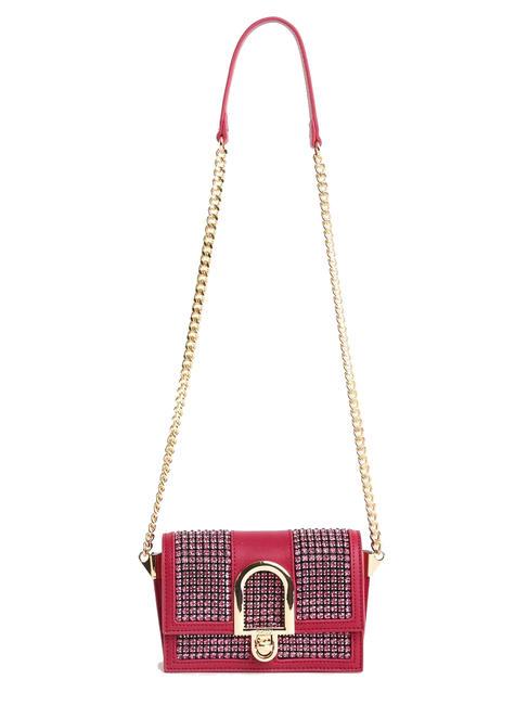 GAUDÌ ELEONORA STRASS Mini bolso de hombro FUXIA - Bolsos Mujer