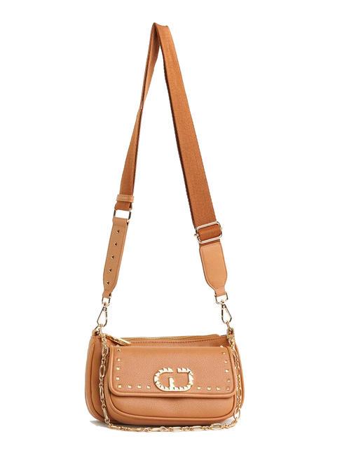 GAUDÌ VENICE Bolso bandolera doble almendra - Bolsos Mujer