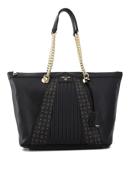 POLLINI SHELL  Bolsa de la compra negro - Bolsos Mujer