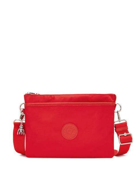 KIPLING RIRI L Bolso bandolera plano paka fiesta rosa - Bolsos Mujer