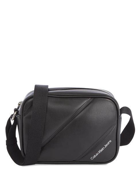 CALVIN KLEIN QUILTED  Mini bolso para cámara con correa para el hombro pvh negro - Bolsos Mujer