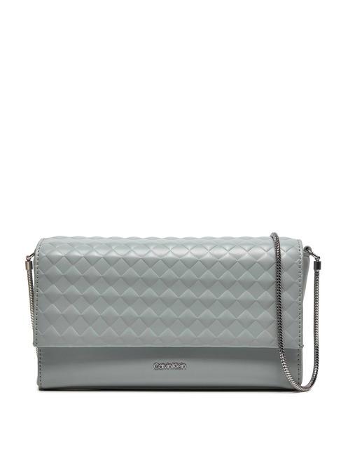 CALVIN KLEIN CALVIN MINI QUILT Mini bolso de hombro paloma - Bolsos Mujer