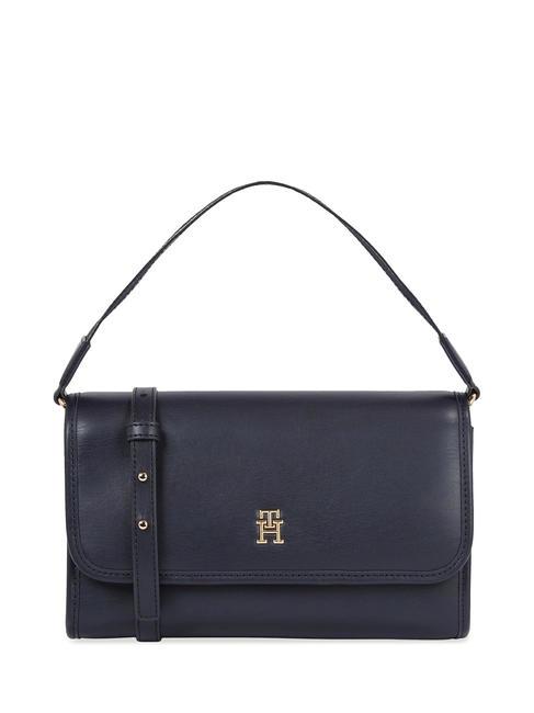 TOMMY HILFIGER TH MONOTYPE Bolso de mano, con bandolera espacio azul - Bolsos Mujer