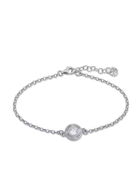 ALVIERO MARTINI PRIMA CLASSE CHAMPS ELYSEES Pulsera con dije de circonitas acero - Pulseras