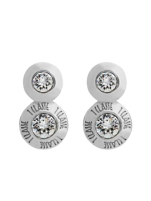 ALVIERO MARTINI PRIMA CLASSE CHAMPS ELYSEES Pendientes dobles con circonitas acero - Pendientes