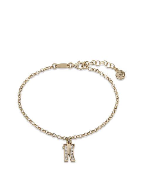 ALVIERO MARTINI PRIMA CLASSE BROADWAY Pulsera con charm logo y circonitas oro - Pulseras