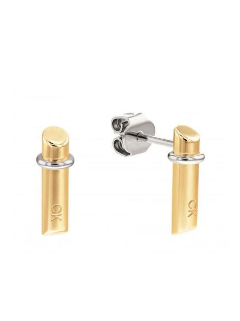 CALVIN KLEIN SCULPTURAL Pendientes oro - Pendientes