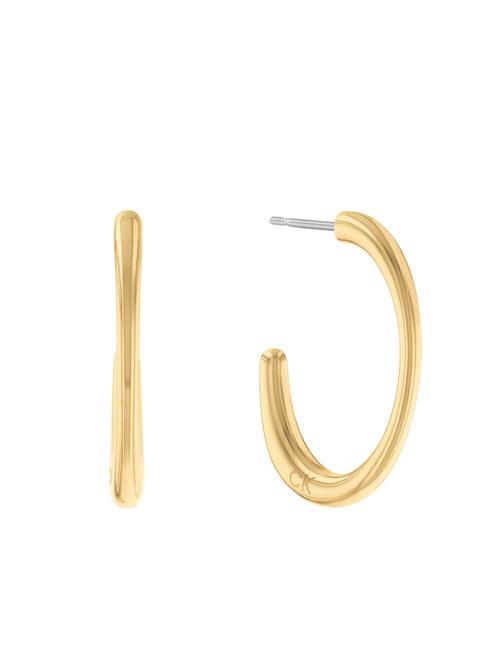 CALVIN KLEIN SCULPTURAL Pendientes oro - Pendientes