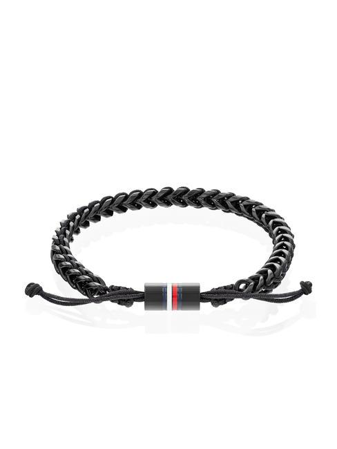 TOMMY HILFIGER BRAIDED METAL Pulsera negro - Pulseras de hombre