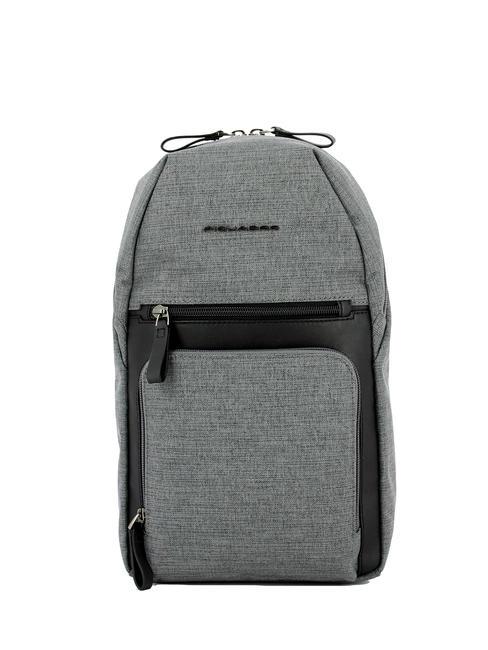 PIQUADRO TIROS Mochila de un hombro GRIS - Mochilas para portátil