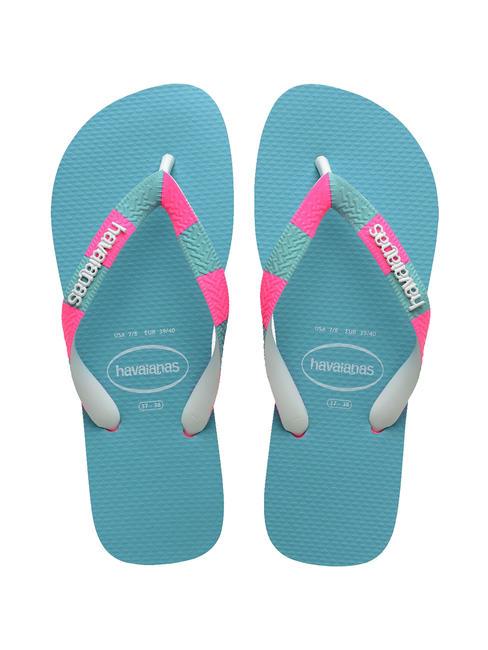 HAVAIANAS TOP VERANO II Chancletas rosa/blanco - Zapatos Mujer