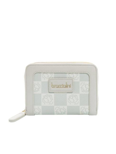 BRACCIALINI MONORANGE Cartera mediana con cremallera blanco - Carteras Mujer