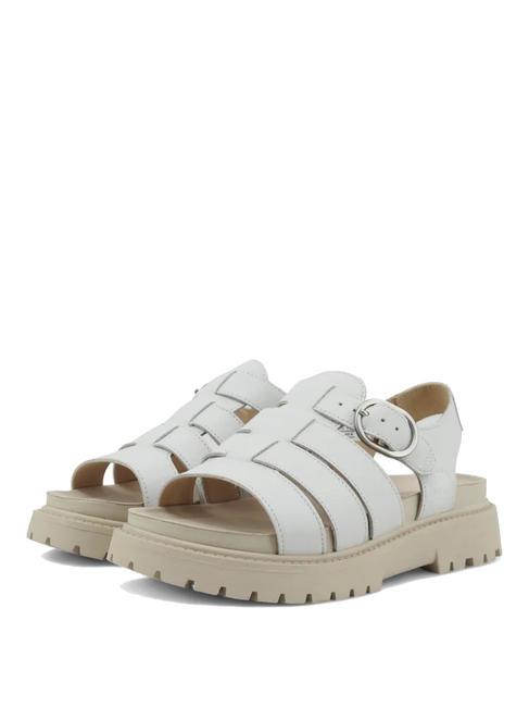 TIMBERLAND CLAIREMONT WAY Sandalias hebilla grano completo blanco - Zapatos Mujer