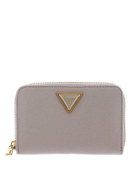 GUESS COLETTE Cartera mediana con cremallera gris pardo - Carteras Mujer