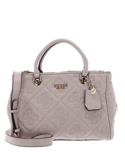 GUESS MARIEKE bolso logotipo beige claro - Bolsos Mujer