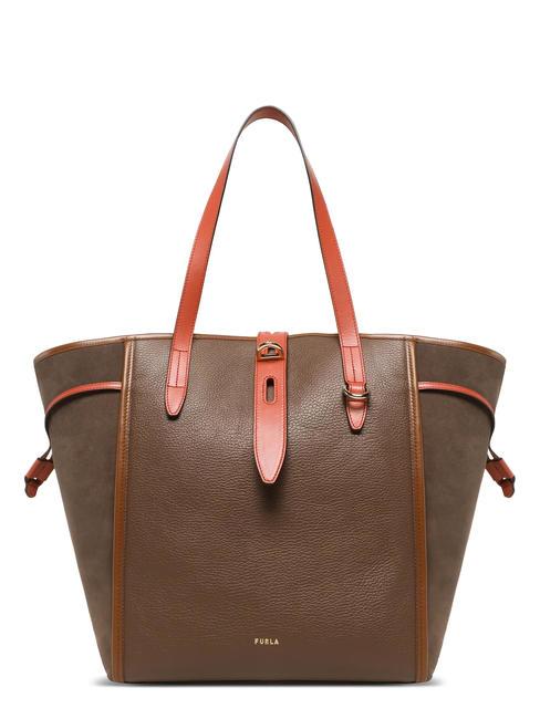 FURLA NET Bolso tote grande tonos praliné - Bolsos Mujer