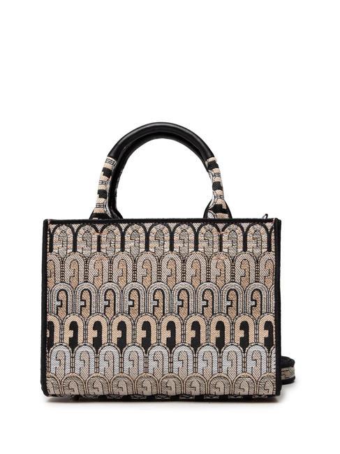 FURLA OPPORTUNITY Bolso de mano en tejido jacquard tonos del desierto - Bolsos Mujer