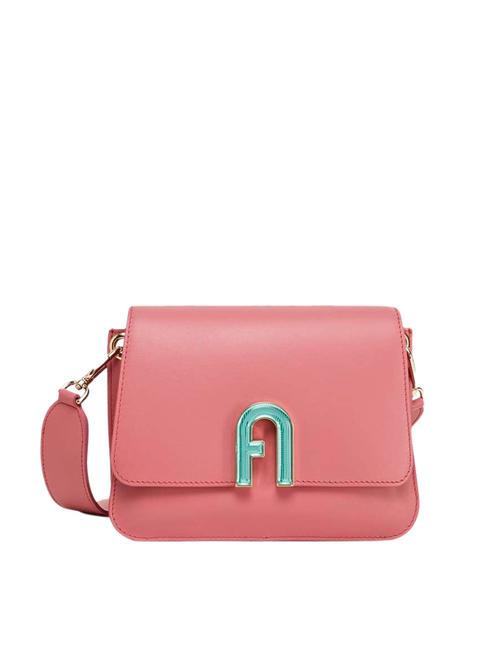 FURLA GEMMA Bolso bandolera de piel lirio de agua - Bolsos Mujer