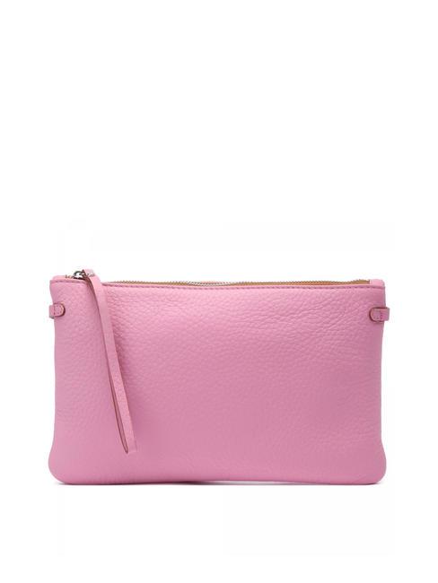 GIANNI CHIARINI HERMY Bolso de mano de piel martillada rosa-naturaleza - Bolsos Mujer