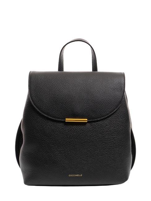 COCCINELLE PRIMROSE Mochila de piel martillada negro - Bolsos Mujer