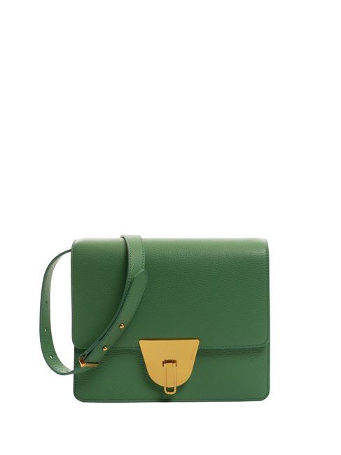 COCCINELLE NICO Bolso bandolera pequeño de piel menta - Bolsos Mujer