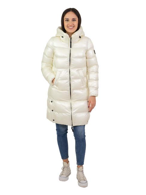 DEKKER ANODICT NIK Edredón largo acolchado crema - yute - Chaquetas de plumas de mujer