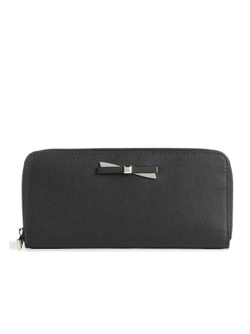 FURLA CHERIE Cartera grande de piel con cremallera negro - Carteras Mujer