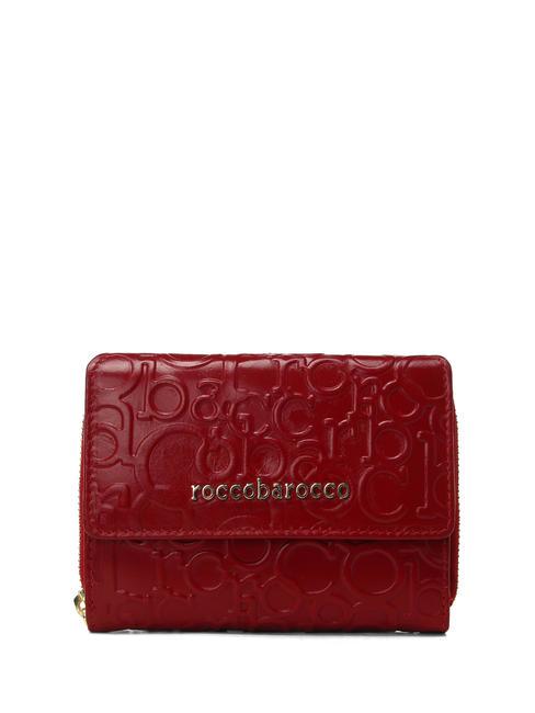 ROCCOBAROCCO RB Embossed Billetera rojo - Carteras Mujer