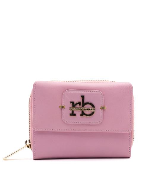 ROCCOBAROCCO GINA Billetera de cuero rosa - Carteras Mujer