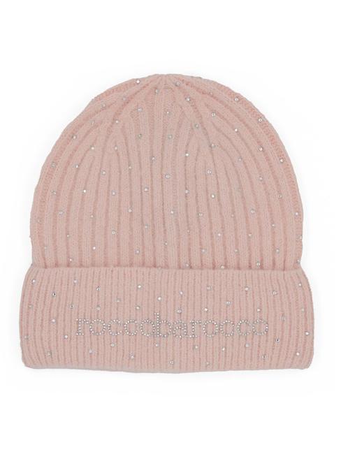 ROCCOBAROCCO SHINE Gorro con pedrería rosa - Sombreros