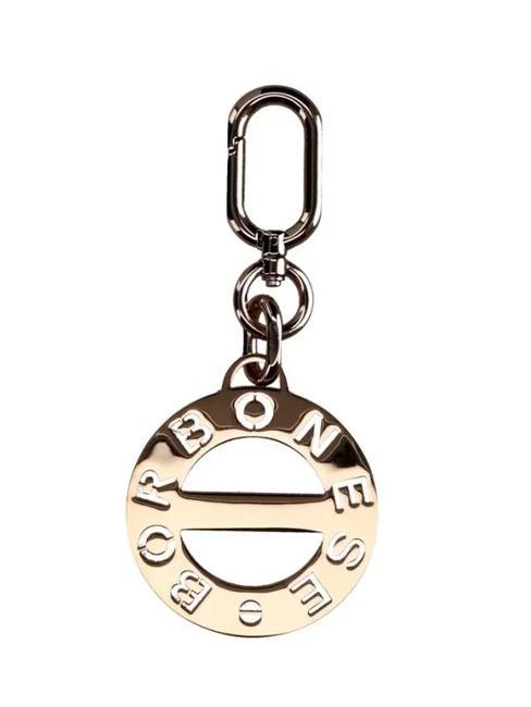 BORBONESE KEYRING Llavero con logo de tornillo libre de oro claro - Llaveros