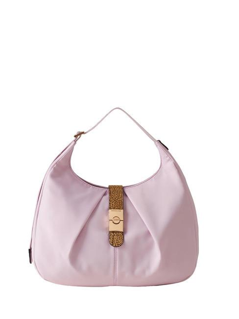 BORBONESE CORTINA Bolso canguro de nailon hortensia/op natural - Bolsos Mujer