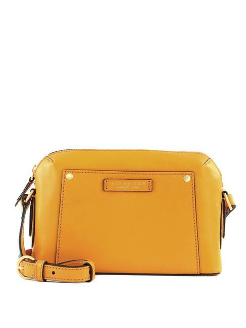 THE BRIDGE CECILIA  Bolso bandolera, en piel. maíz amarillo abb. oro - Bolsos Mujer