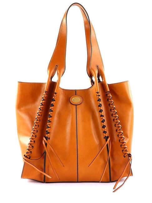 THE BRIDGE CLAUDIA Shopper de hombro, en piel. galleta ab. oro - Bolsos Mujer