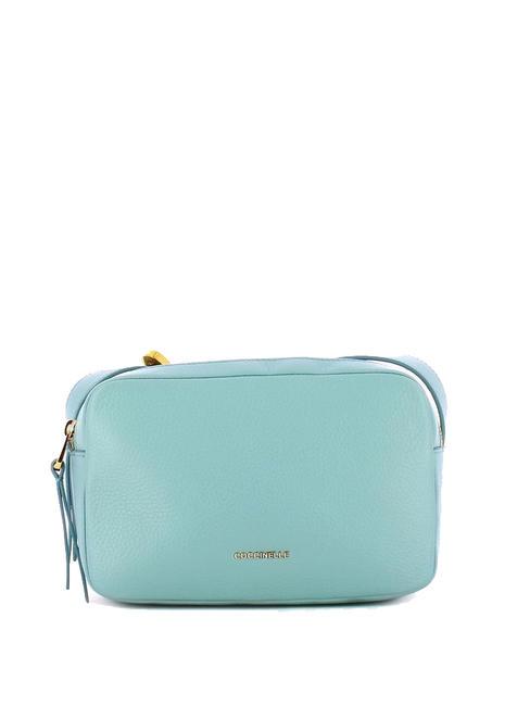 COCCINELLE GLEEN Minibolso de hombro acuarela azul - Bolsos Mujer