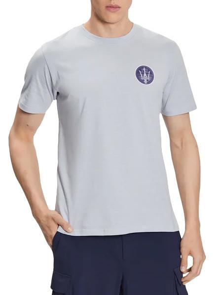 NORTH SAILS MASERATI Camiseta de algodón con logo iridiscente amanecer gris - camiseta