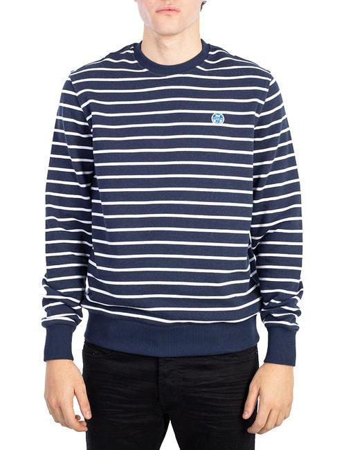 NORTH SAILS STRIPES Sudadera de algodón con cuello redondo combos 2 - Sudaderas