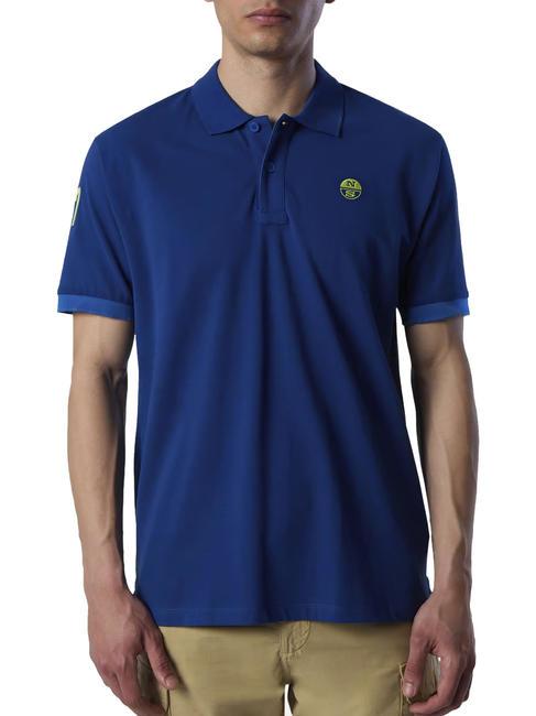 NORTH SAILS 57 Polo de manga corta de algodón océano azul - camisa polo