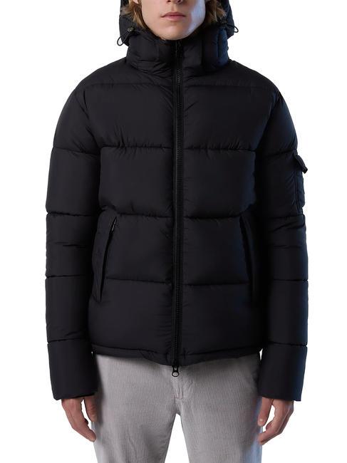 NORTH SAILS BEAM PUFFER chaqueta con capucha negro - Chaquetas de plumas para hombre