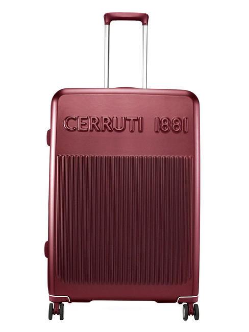 CERRUTI 1881 Carro extensible grande borgoña - Trolley Rígidos