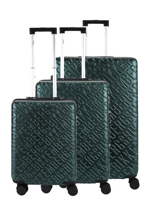 BIKKEMBERGS YUGINE Set de 3 carros: cabina+mediano+grande verde - Set Trolley