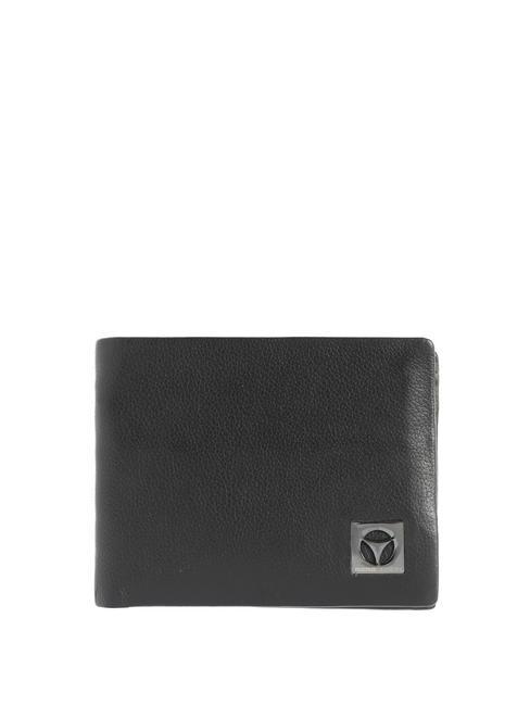 MOMO DESIGN CALF  Billetera de cuero negro - Carteras Hombre