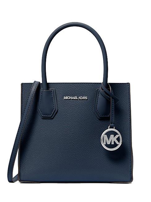 MICHAEL KORS MERCER Bolso de mano, con bandolera, en piel. Armada - Bolsos Mujer