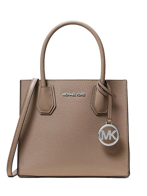 MICHAEL KORS MERCER Bolso de mano, con bandolera, en piel. oscuridad - Bolsos Mujer