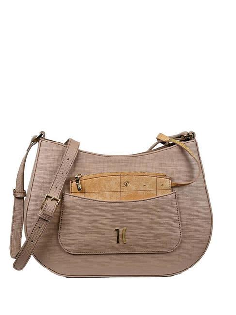 ALVIERO MARTINI PRIMA CLASSE GEO MAREA bolso de hombro media luna café con leche - Bolsos Mujer