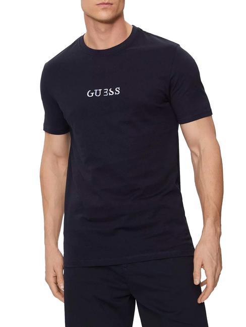 GUESS SS CN Camiseta de algodón smartblue - camiseta