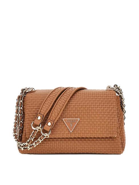 GUESS ETEL  Mini bolso de hombro/bandolera COGNAC - Bolsos Mujer