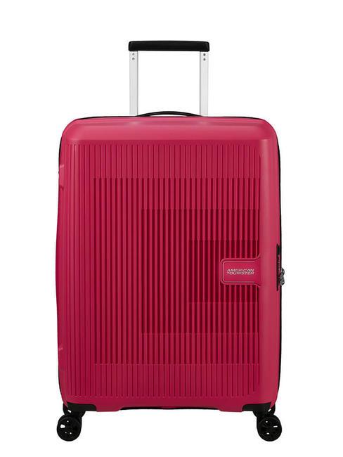 AMERICAN TOURISTER AEROSTEP Carro extensible de tamaño mediano. destello rosa - Trolley Rígidos